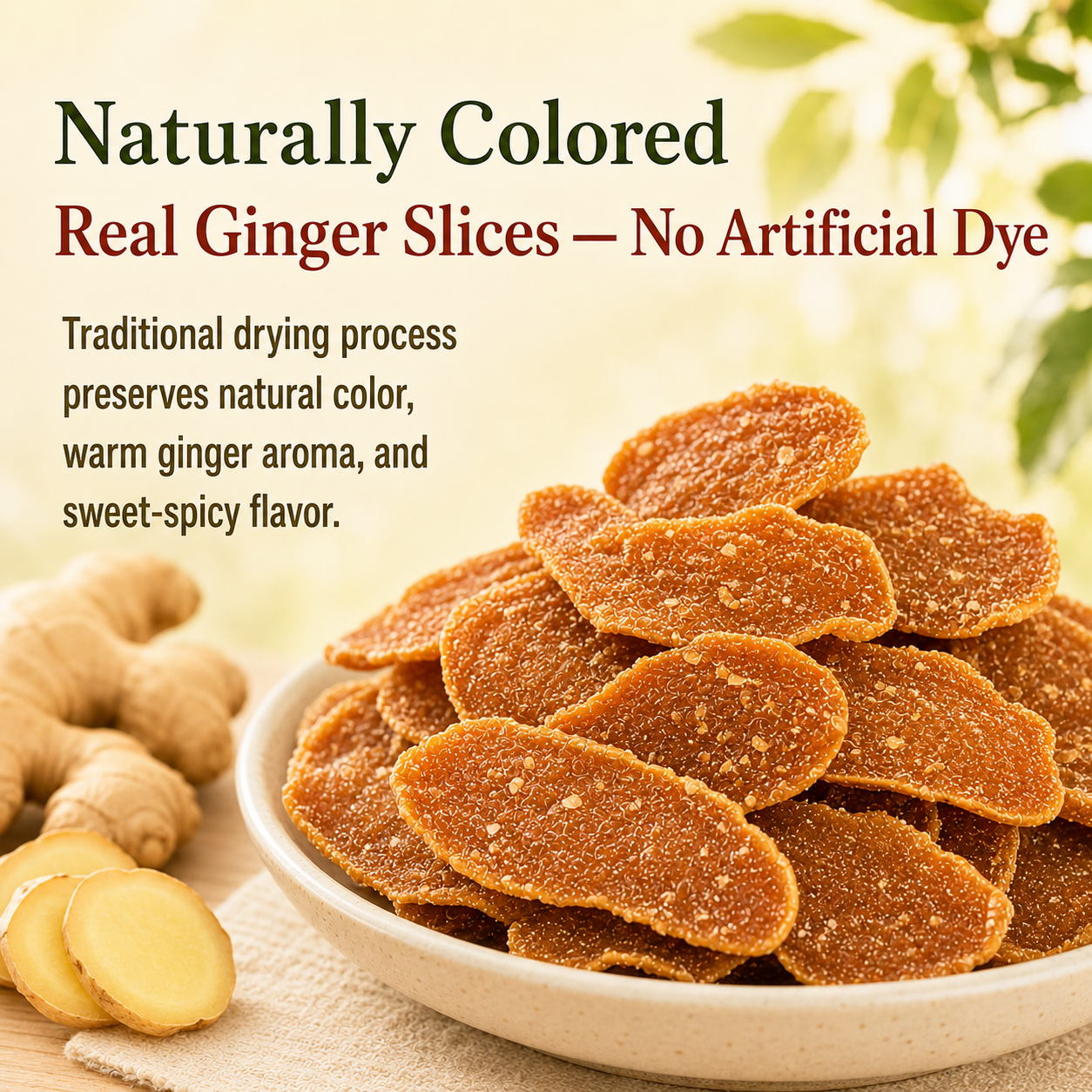 💯💞Say goodbye to sugar spikes! 🌿Support healthy glucose metabolism with premium GINGER SLICES - QZE
