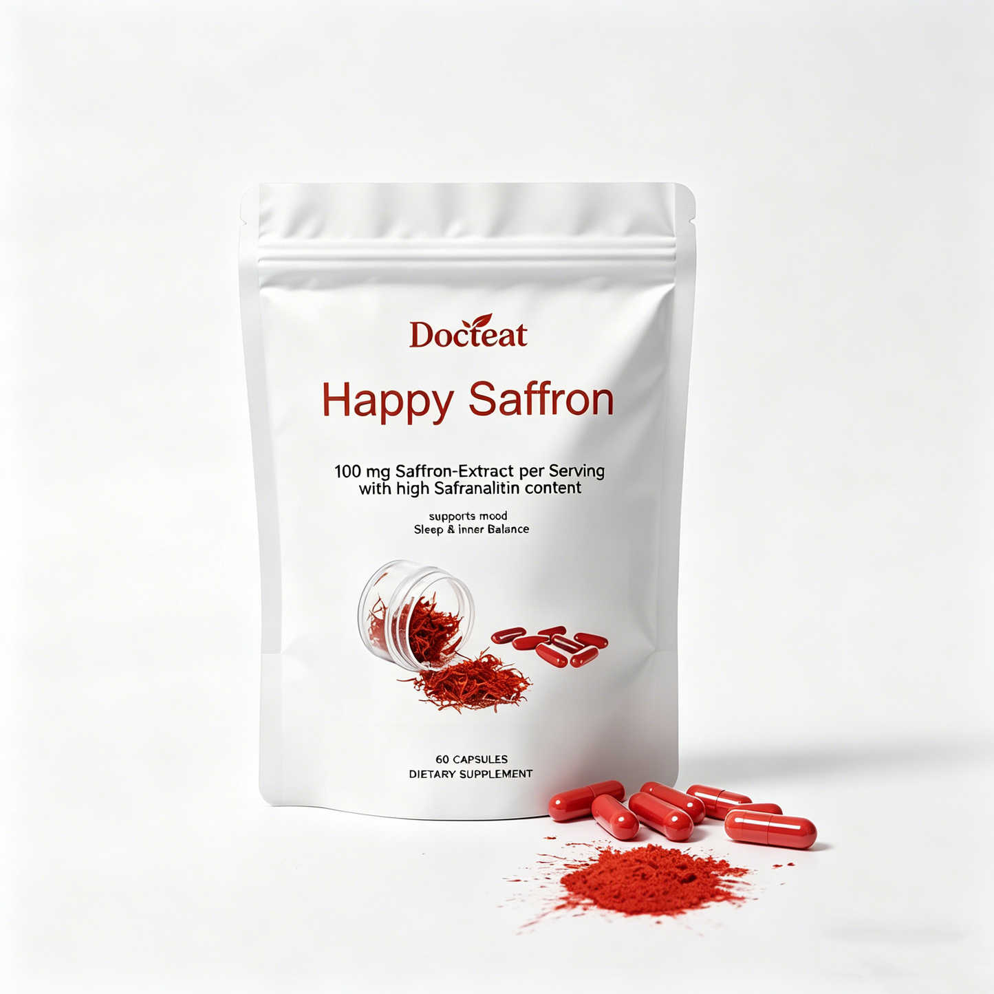 Volunge Saffron Pure Extract — Energy, Mood & Daily Drive Support with 88.5mg Saffron + 5-Magnesium Complex • Vegan • 240 Softgels-HZ
