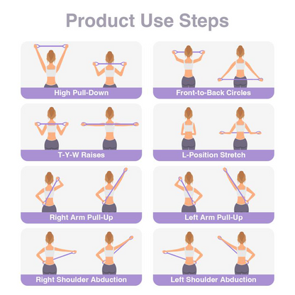 Figure 8 Resistance Bands – Silicone Exercise Bands for Women-923