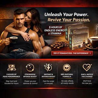 🔥LAST DAY 60% OFF-Maca Energy Coffee Solid Drink,Energy Coffee For Men-#YUN7