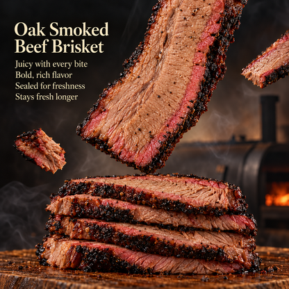 Premium Angus Beef Brisket –Thick & Juicy, Ready-to-Eat | High-Protein, No Additives, Vacuum-Sealed-IUK