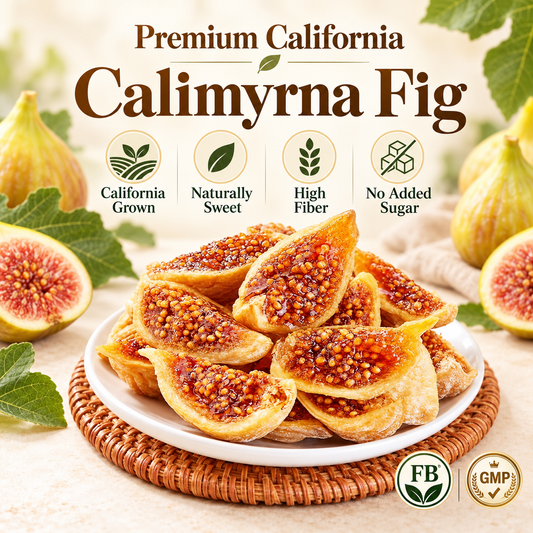 Premium California Calimyrna Figs | Soft & Chewy, Antioxidant-Rich & Naturally Dried - WHM