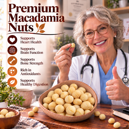 Premium Macadamia Nuts | Buttery, Crunchy & Delicious-OUO