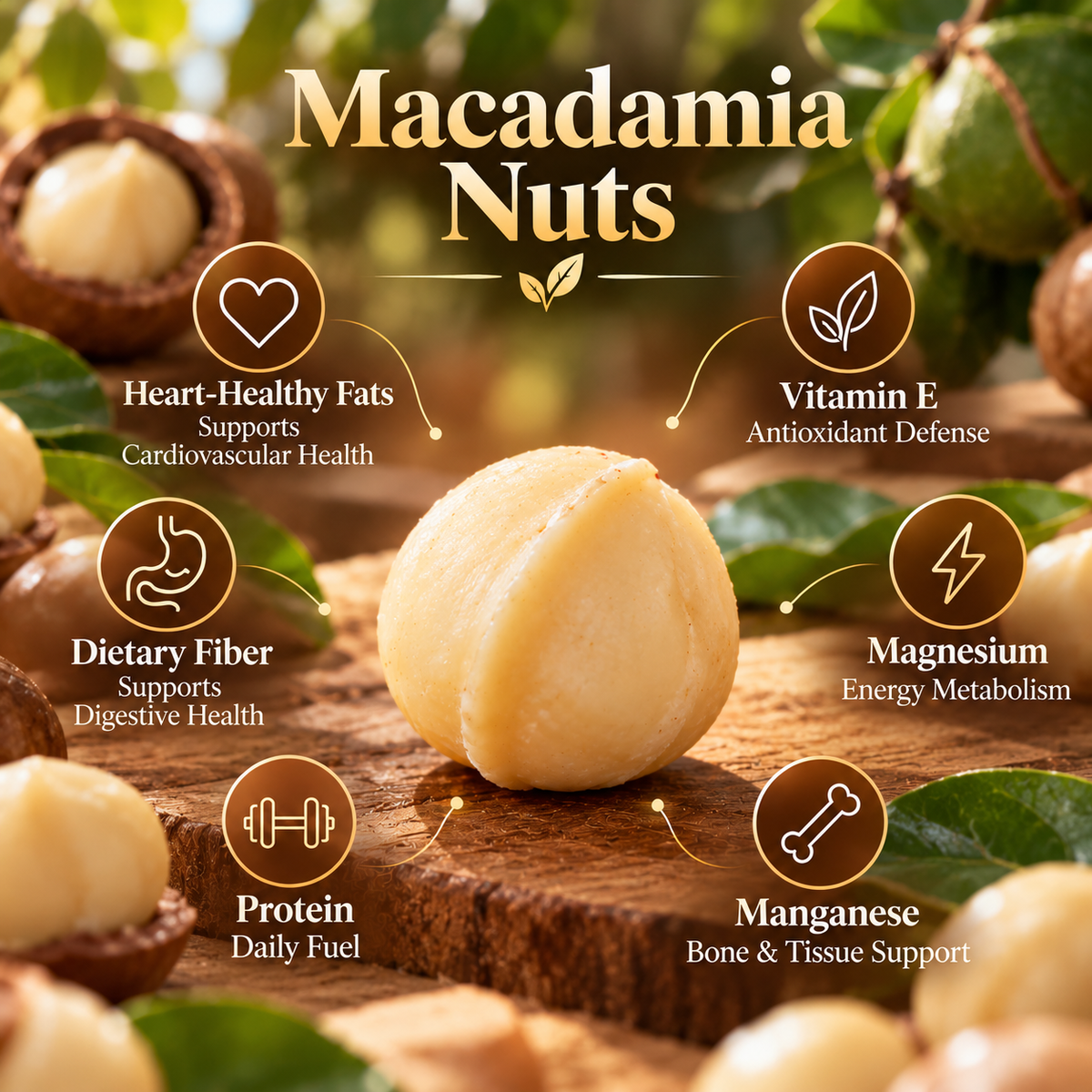 Premium Macadamia Nuts | Buttery, Crunchy & Delicious-OUO
