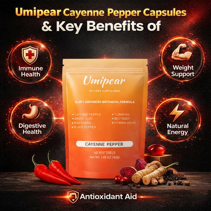 🏆Flash Sale⚡ 100K+ SOLD! 🏆New Plus Cayenne Pepper Softgels-HZ