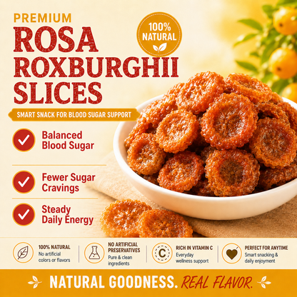 🧑‍⚕️🍍Say goodbye to sugar spikes! 🌿Support healthy glucose metabolism with Rosa Roxburghii Slices- QZE