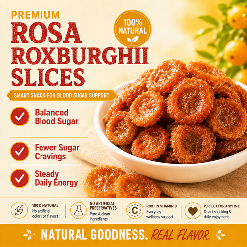 🧑‍⚕️🍍Say goodbye to sugar spikes! 🌿Support healthy glucose metabolism with Rosa Roxburghii Slices- QZE