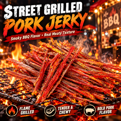 【get 5 bags】🔥 Memphis-Style BBQ Pork Jerky – Made with Premium Spanish Iberian Pork-EDC