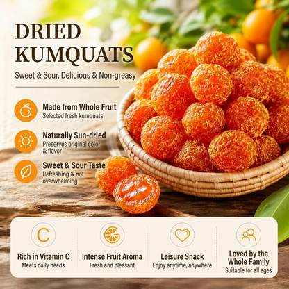 🍊Say goodbye to high-calorie guilt! 🍞Satisfy your cravings with our fiber-rich Licorice Kumquats-INT