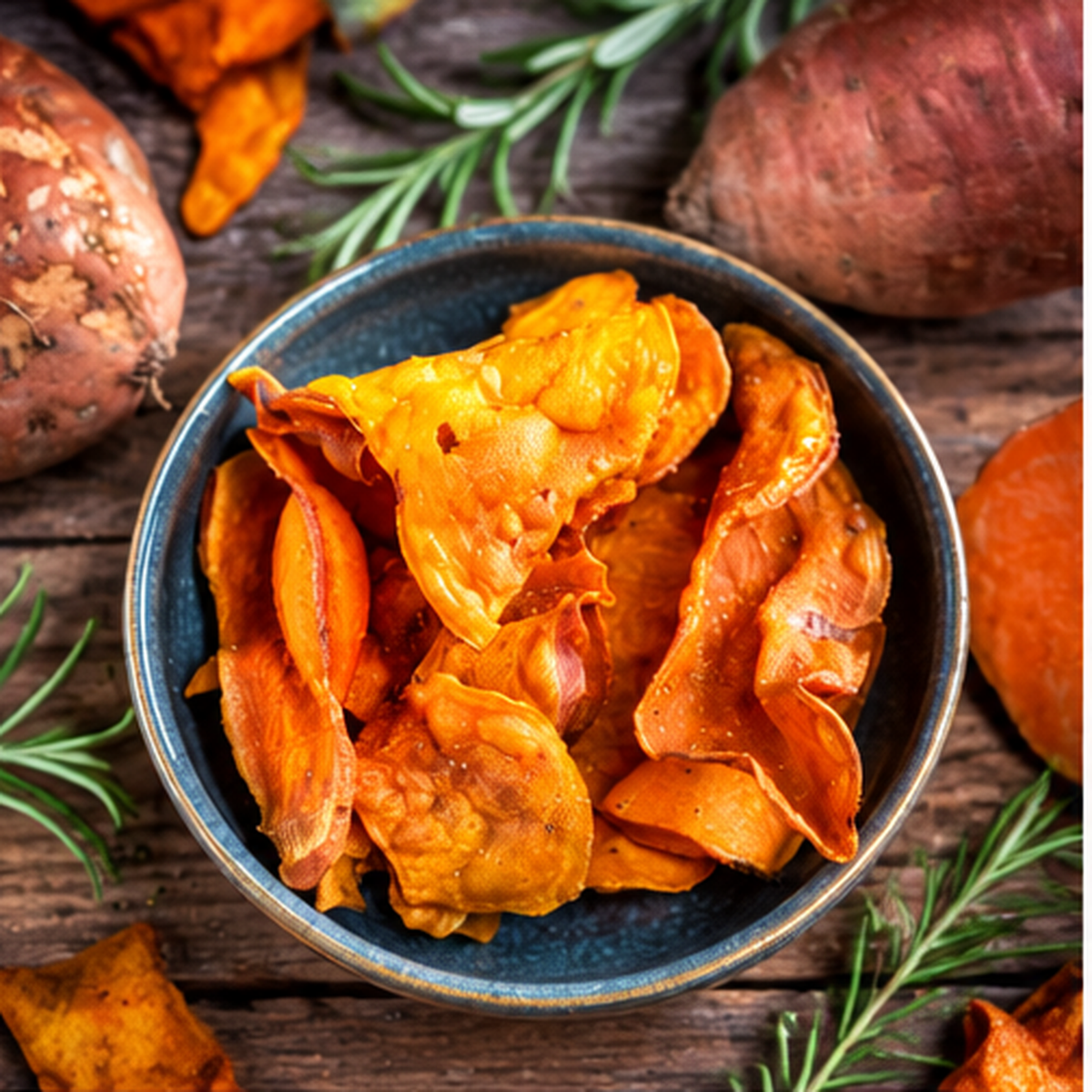 Golden Honey Sweet Potato Chips – Crispy, Sweet & Delicious, Irresistible Crunch in Every Bite-edc