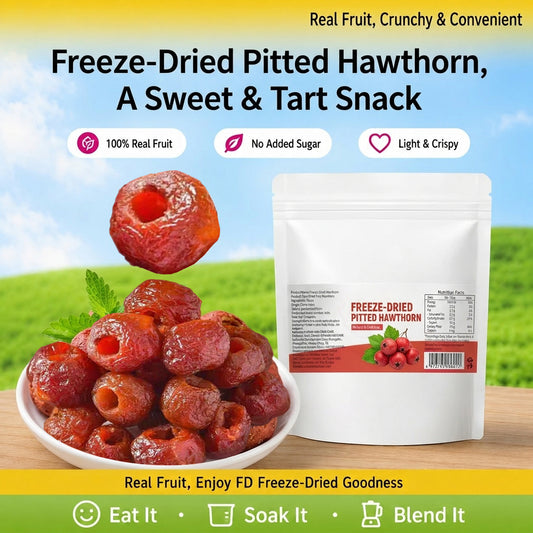 Say goodbye to high-calorie guilt! 🥕🥕Satisfy your cravings with our hollow dried hawthorn berries-#YUN7