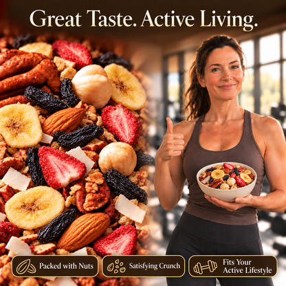Dark Chocolate Hazelnut Oatmeal | Rich & Indulgent | Sustained Energy- WHM