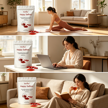 Volunge Saffron Pure Extract — Energy, Mood & Daily Drive Support with 88.5mg Saffron + 5-Magnesium Complex • Vegan • 240 Softgels-HZ