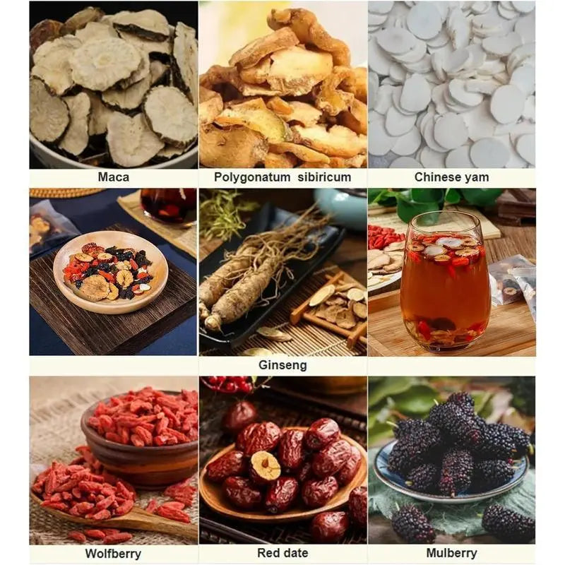 🏆Kidney Tea Formula Ginseng🏆 Organic Kidney Cleanse Tea, Traditional Kidney Cleansing Tea for Men & Women-INT