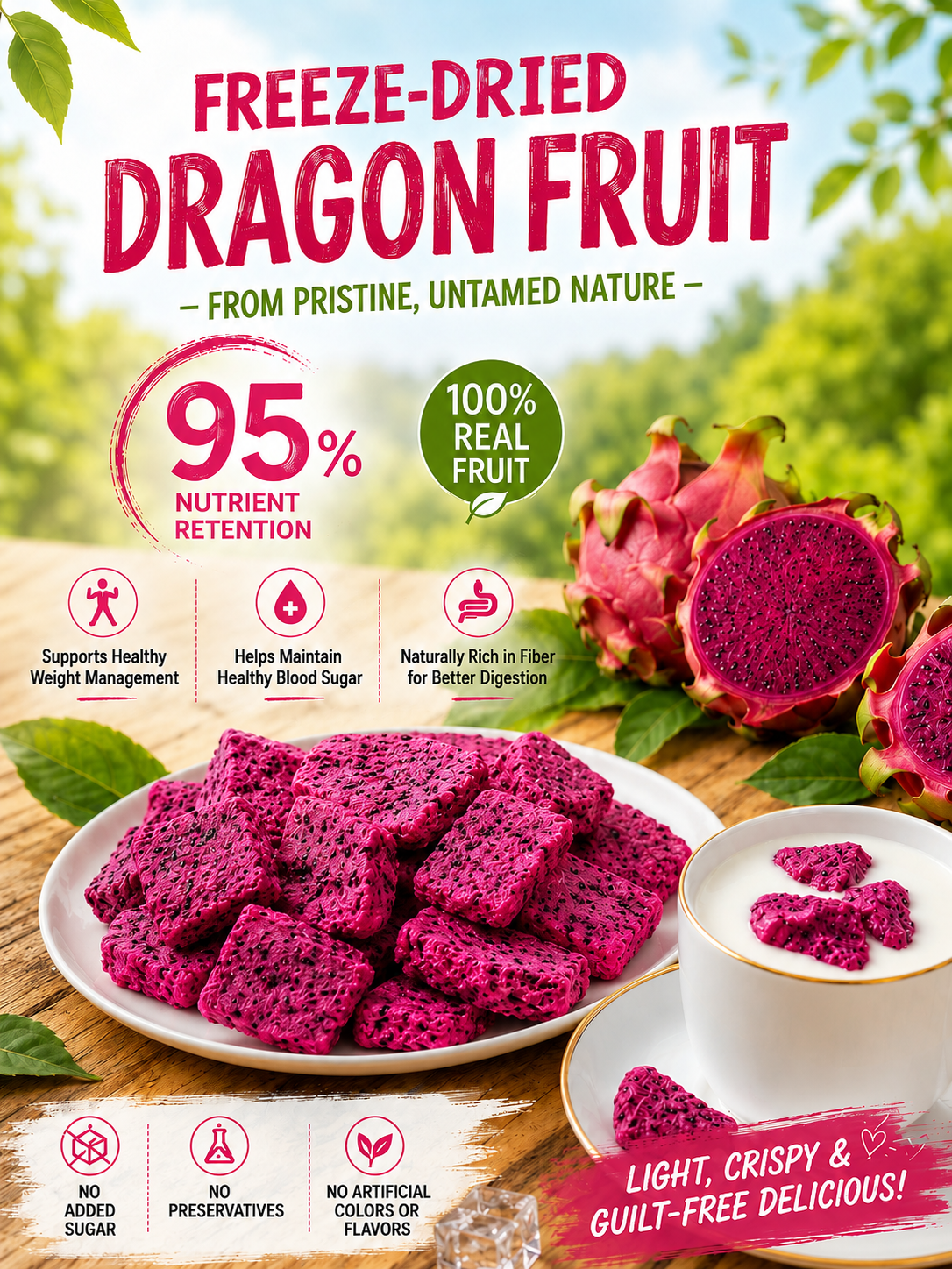 Real Fruit Unreal Crunch🍓🍓Finally… A Snack That Helps You Stay Regular.