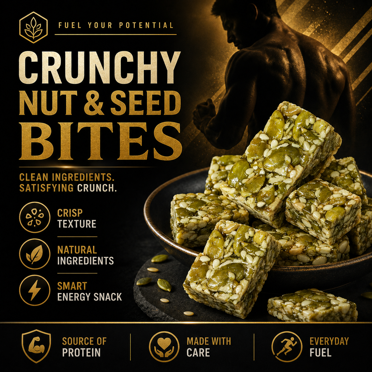 🥐🍺 Unlock Natural Male Energy & Endurance 🌰 Clean Nutrition for Strength, Focus & Performance-#YUN7