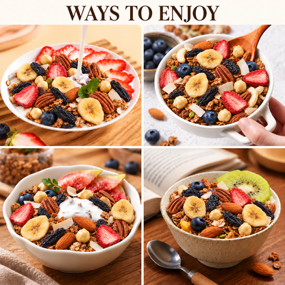 Dark Chocolate Hazelnut Oatmeal | Rich & Indulgent | Sustained Energy- WHM