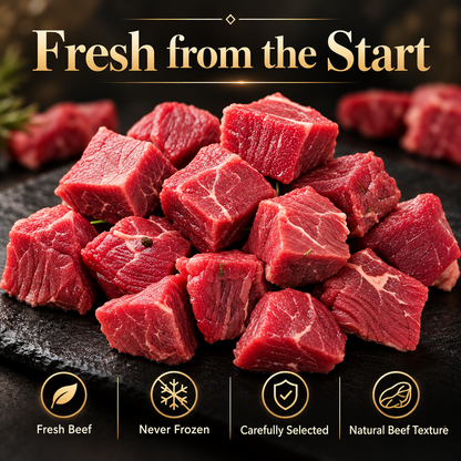 Premium Slow-Smoked Angus Sirloin Bites | High Protein · Real Beef - WHM