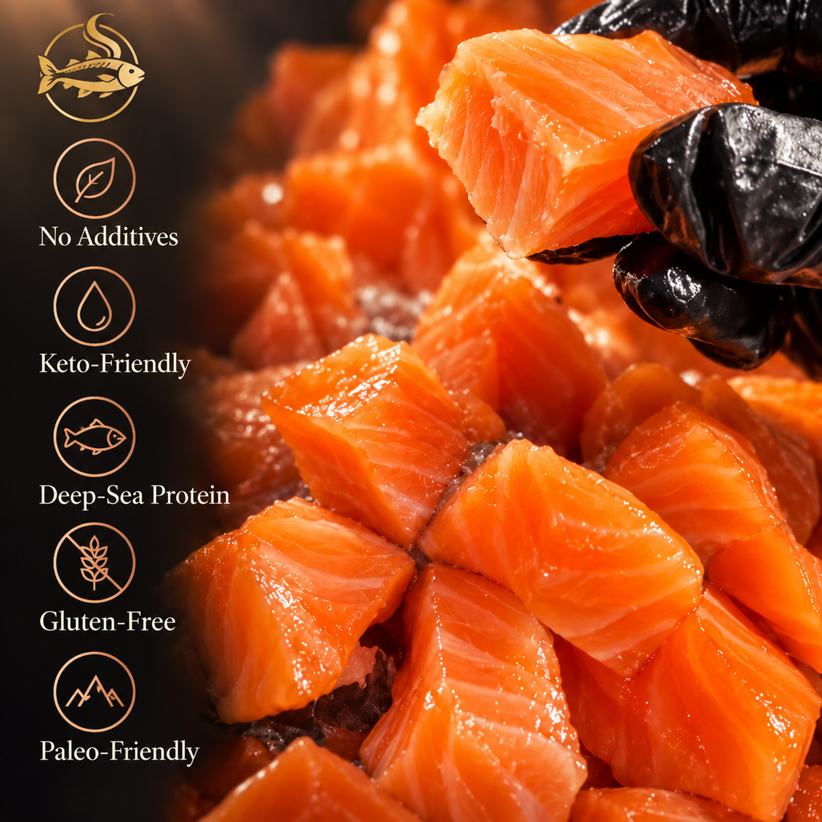 Cold-Smoked Premium Wild-Caught King Salmon from Alaska | Brain & Heart Support - WHM