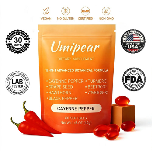 🏆Flash Sale⚡ 100K+ SOLD! 🏆New Plus Cayenne Pepper Softgels-HZ