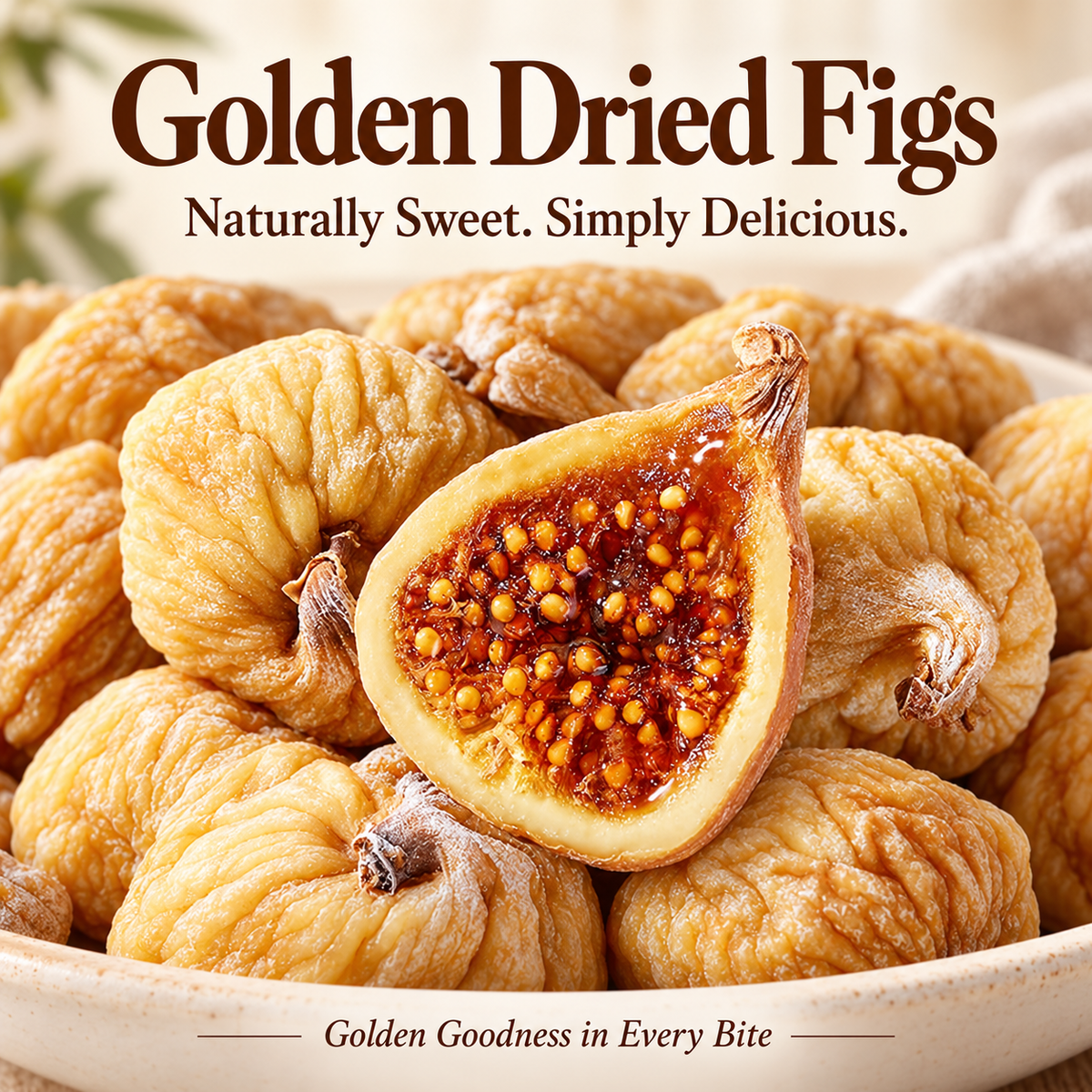 Premium California Calimyrna Figs | Soft & Chewy, Antioxidant-Rich & Naturally Dried - WHM