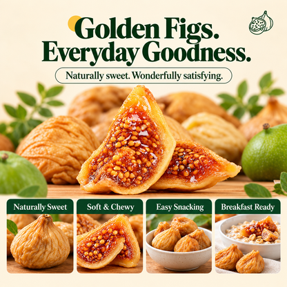 Premium California Calimyrna Figs | Soft & Chewy, Antioxidant-Rich & Naturally Dried - WHM