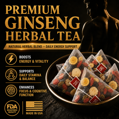 🍵🍵🔥 Natural Ginseng Tea — Support Energy, Stamina & Daily Confidence for Men-INT