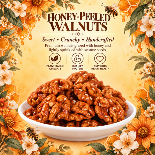[Get 5 Delivered]Honey-Peeled Walnuts – Delicious Crunch with Real Heart Benefits-OUO