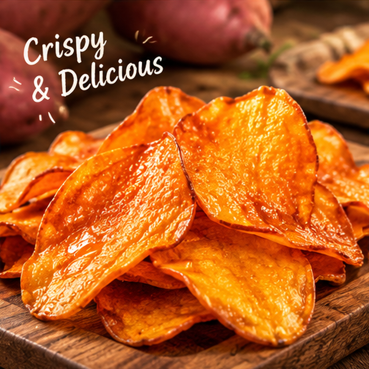 Golden Honey Sweet Potato Chips – Crispy, Sweet & Delicious, Irresistible Crunch in Every Bite-edc