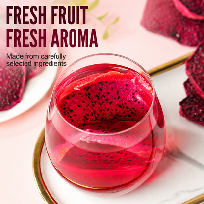 🍔Say goodbye to high-calorie guilt! 👍Satisfy Your Cravings with Our Fiber-Rich Red Dragon Fruit Slices-XA