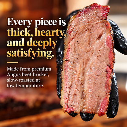 Premium Angus Beef Brisket –Thick & Juicy, Ready-to-Eat | High-Protein, No Additives, Vacuum-Sealed-IUK