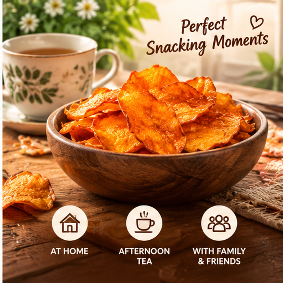 Golden Honey Sweet Potato Chips – Crispy, Sweet & Delicious, Irresistible Crunch in Every Bite-edc