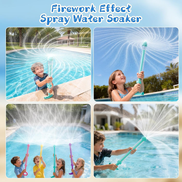 🥳2026 HOT SALE🥳💞Fireworks Water Gun,Perfect for beach, pool or bath. Lightweight & ergonomic-ABB8