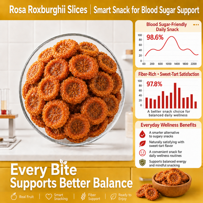 🧑‍⚕️🍍Say goodbye to sugar spikes! 🌿Support healthy glucose metabolism with Rosa Roxburghii Slices- QZE