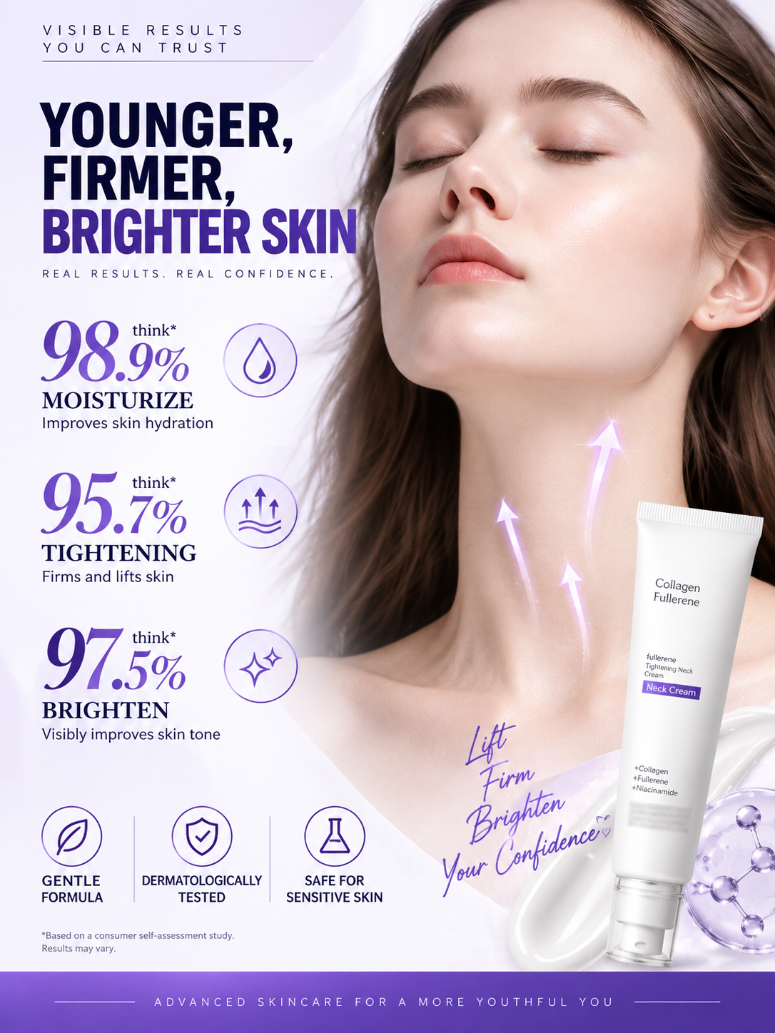 Anti-Wrinkle & Anti-Aging | Collagen Firming Cream | Targets all types of wrinkles -Felix