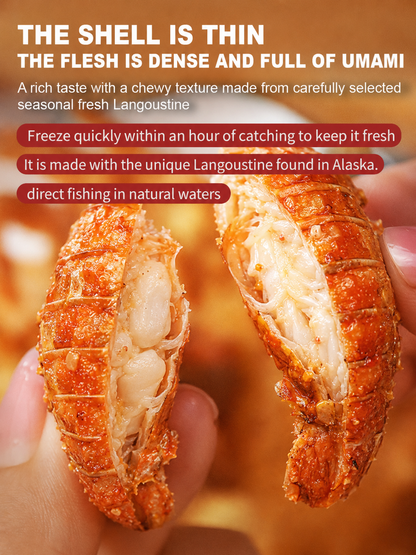 🦐Alaskan Mantis Shrimp - 🏆✅Ready to Eat High-Protein Seafood Snack-QZE