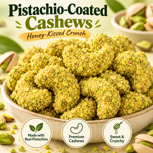 Pistachio-Coated Cashews – Heart-Smart Crunch with Plant Protein-IUK