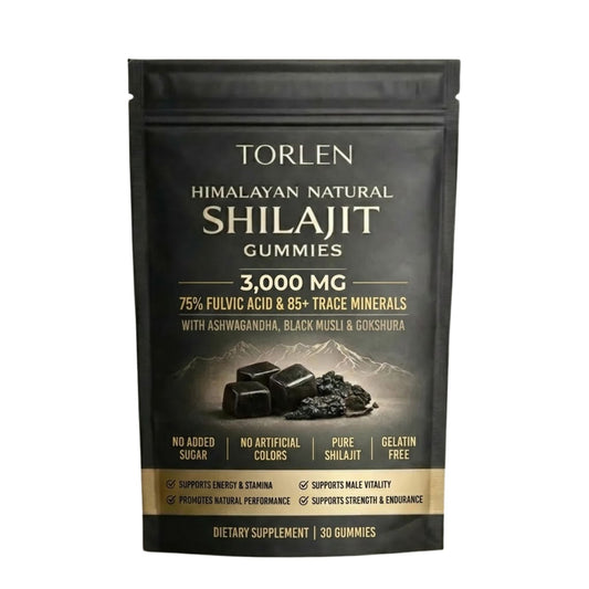 Himalayan Shilajit Gummies – Natural Testosterone Support, Anti-Aging Formula with Fulvic Acid, for Strength & Vitality-HZ