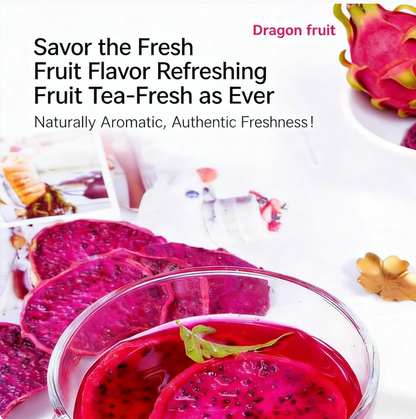 Say goodbye to high-calorie guilt! 🍦🍦Satisfy Your Cravings with Our Fiber-Rich Red Dragon Fruit Slices（副本）
