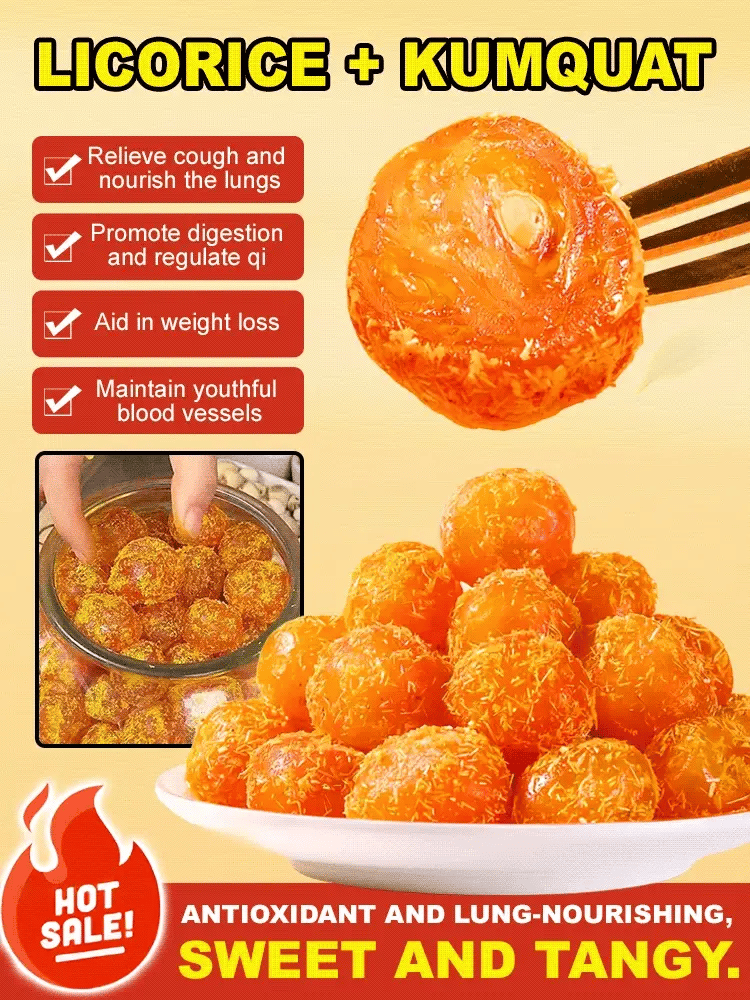 🍊Say goodbye to high-calorie guilt! 🍊🎲Satisfy your cravings with our fiber-rich Licorice Kumquats-INT