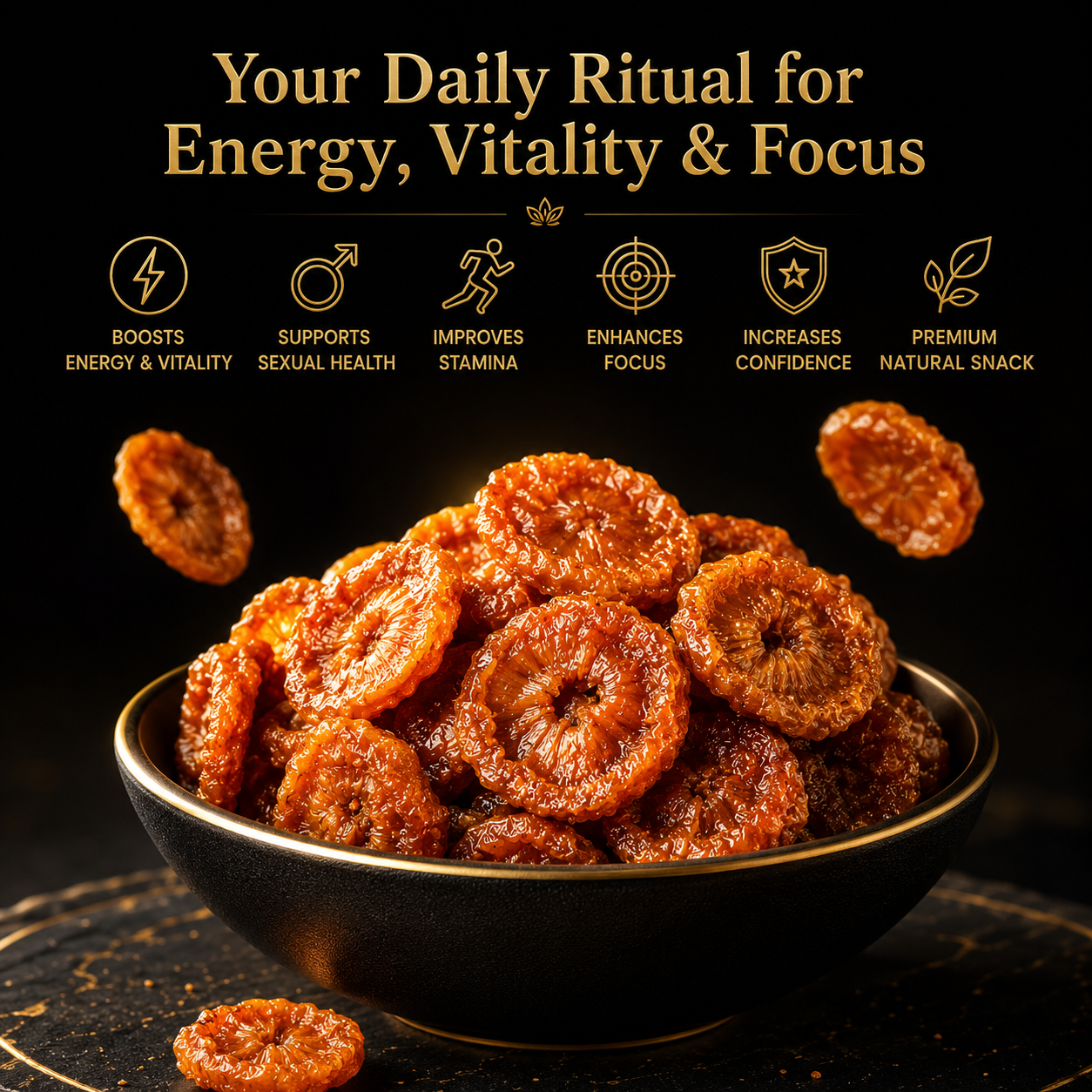 🍆💎Ultimate Testosterone Revival 🔥Antioxidant-Rich Rosa Roxburghii Slices for Better Bedroom Performance | Support Energy, Stamina & Bedroom Confidence Naturally - QZE