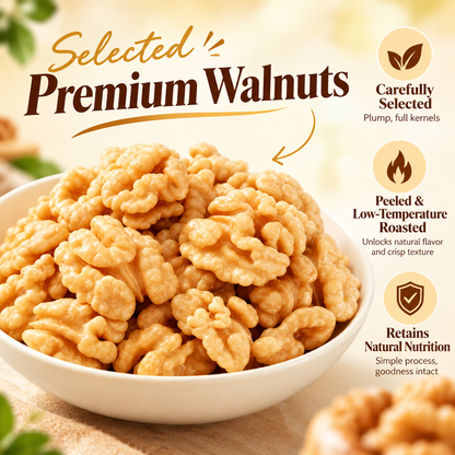 Premium Honey-Peeled Walnuts-Heart-Smart Nutrition in Every Bite-IUK