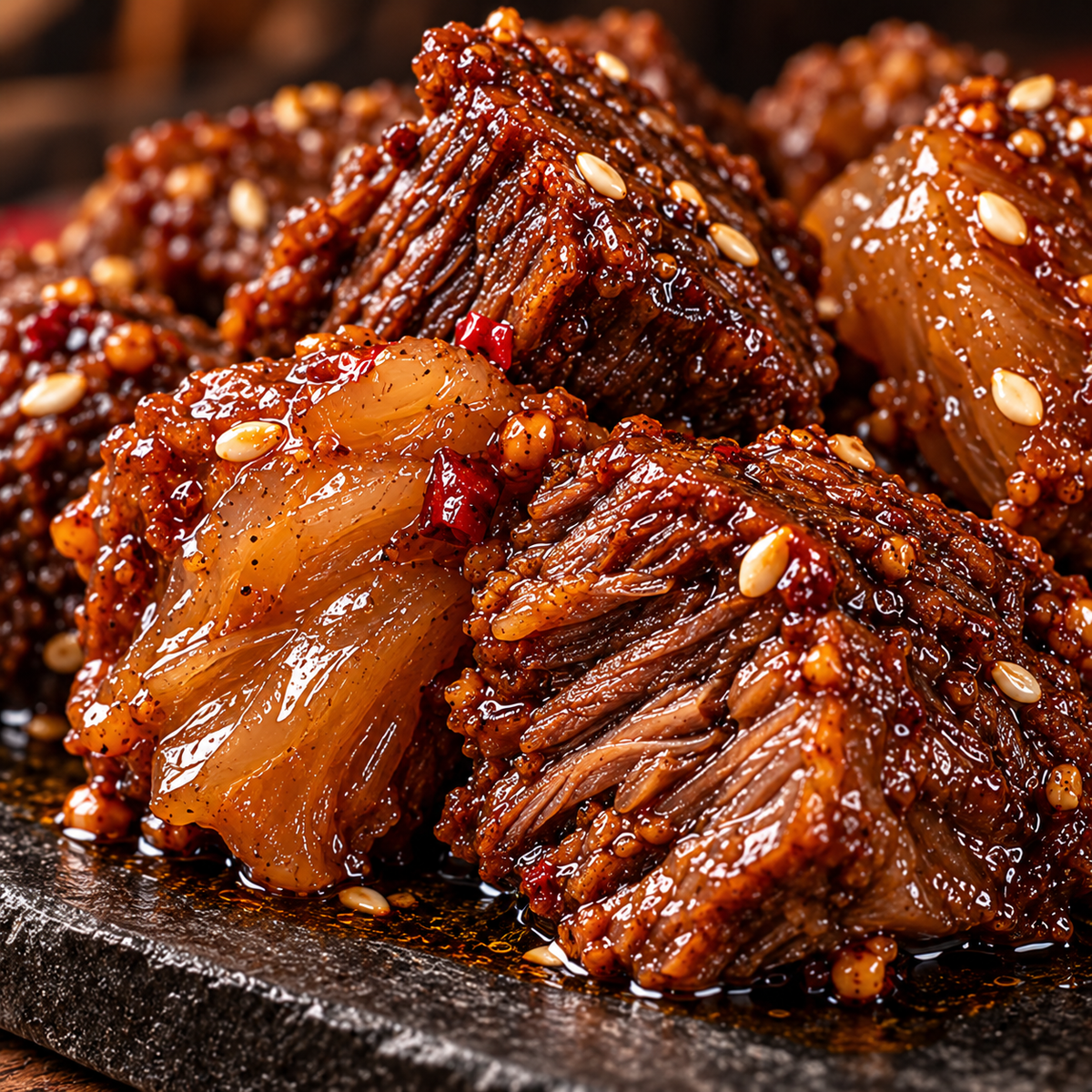 Spicy Braised Beef Tendon & Meat Bites – Tender, Chewy, Juicy & Rich in Flavor-EDC