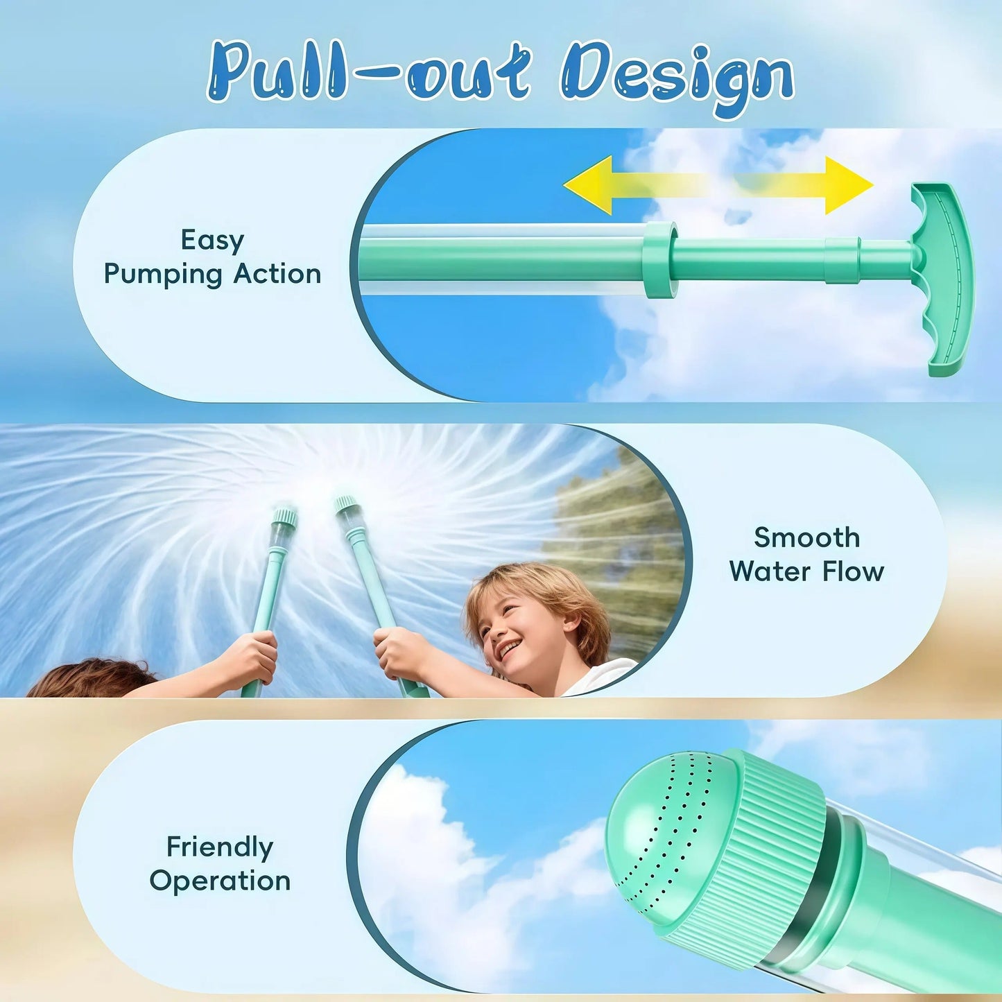 🥳2026 HOT SALE🥳💞Fireworks Water Gun,Perfect for beach, pool or bath. Lightweight & ergonomic-ABB8