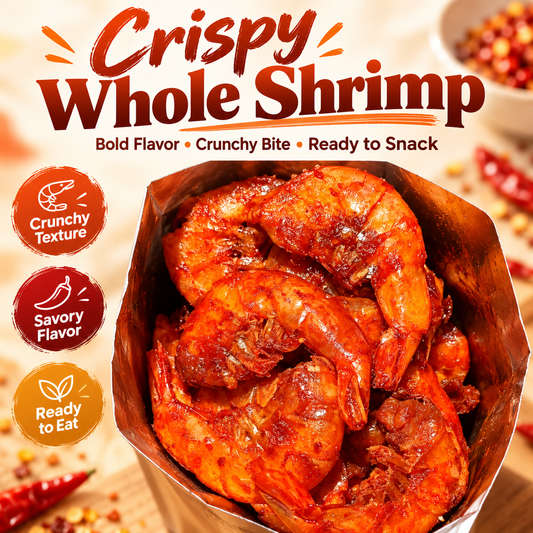 Crispy Tail-On Shrimp – Savory & Crunchy Seafood Snack-EDC