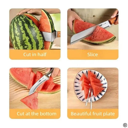 🍉Stainless steel watermelon slicer🎁multi-functional fruit slicer, fruit divider, watermelon cutting tool-ABB8