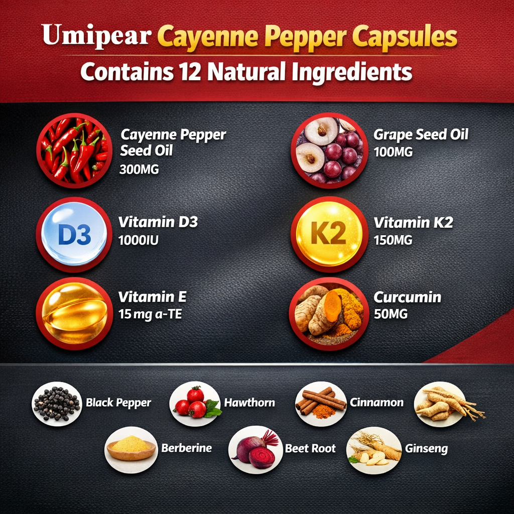🏆Flash Sale⚡ 100K+ SOLD! 🏆New Plus Cayenne Pepper Softgels-HZ