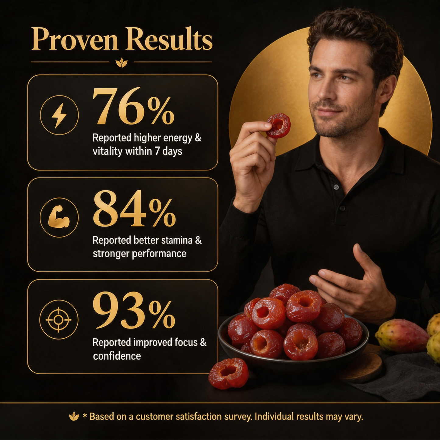 🍅🥝 Men’s Vitality Revival 🔥 Hollow dried hawthorn berries for Natural Energy, Stamina & Confidence - INT