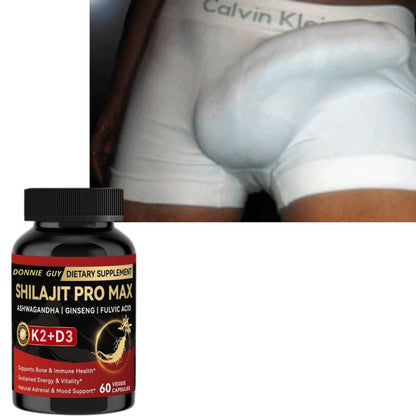 🏆Choice of 80% Tough Guys⏰Optimal*Shilajit PRO MAX with K2 & D3 - Premium Fulvic Acid & 84+ Minerals for Immune Support, Energy & Anti-Aging -ABB8