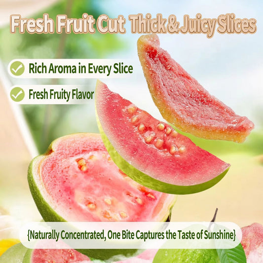 Say goodbye to high-calorie guilt! 🍑🥖Satisfy your cravings with ourfiber-rich Red Guava slices-INT